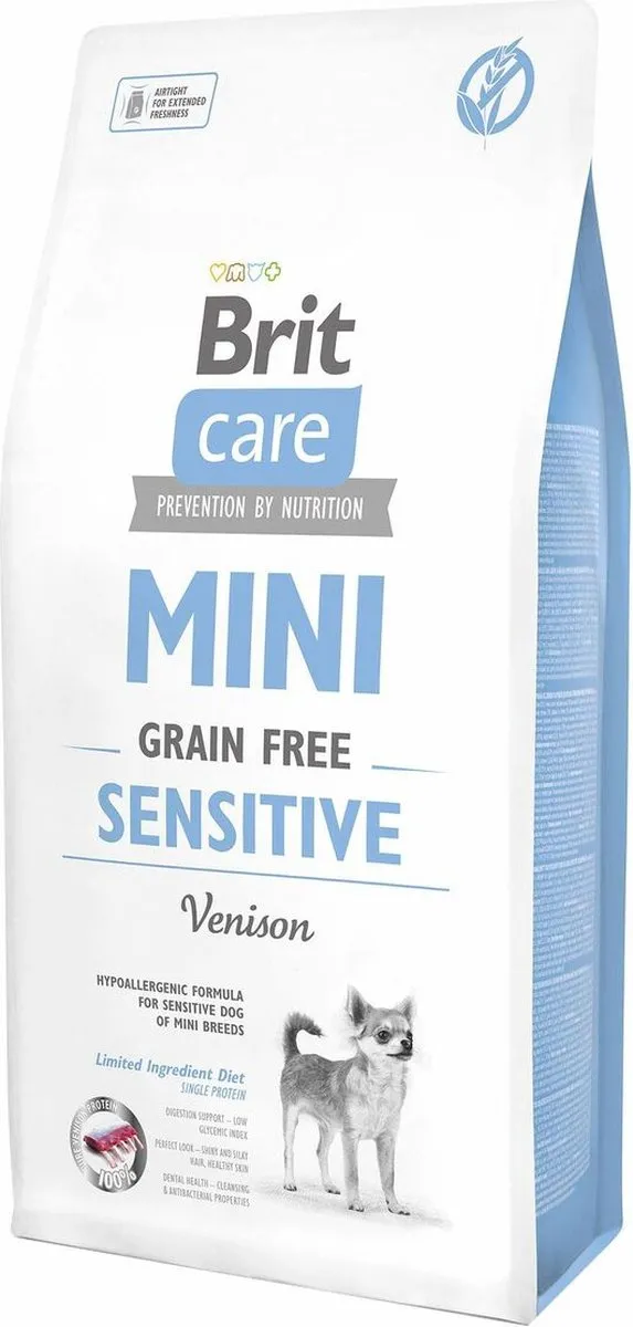 Brit Care Mini Sensitive Wild Zwijn 7kg