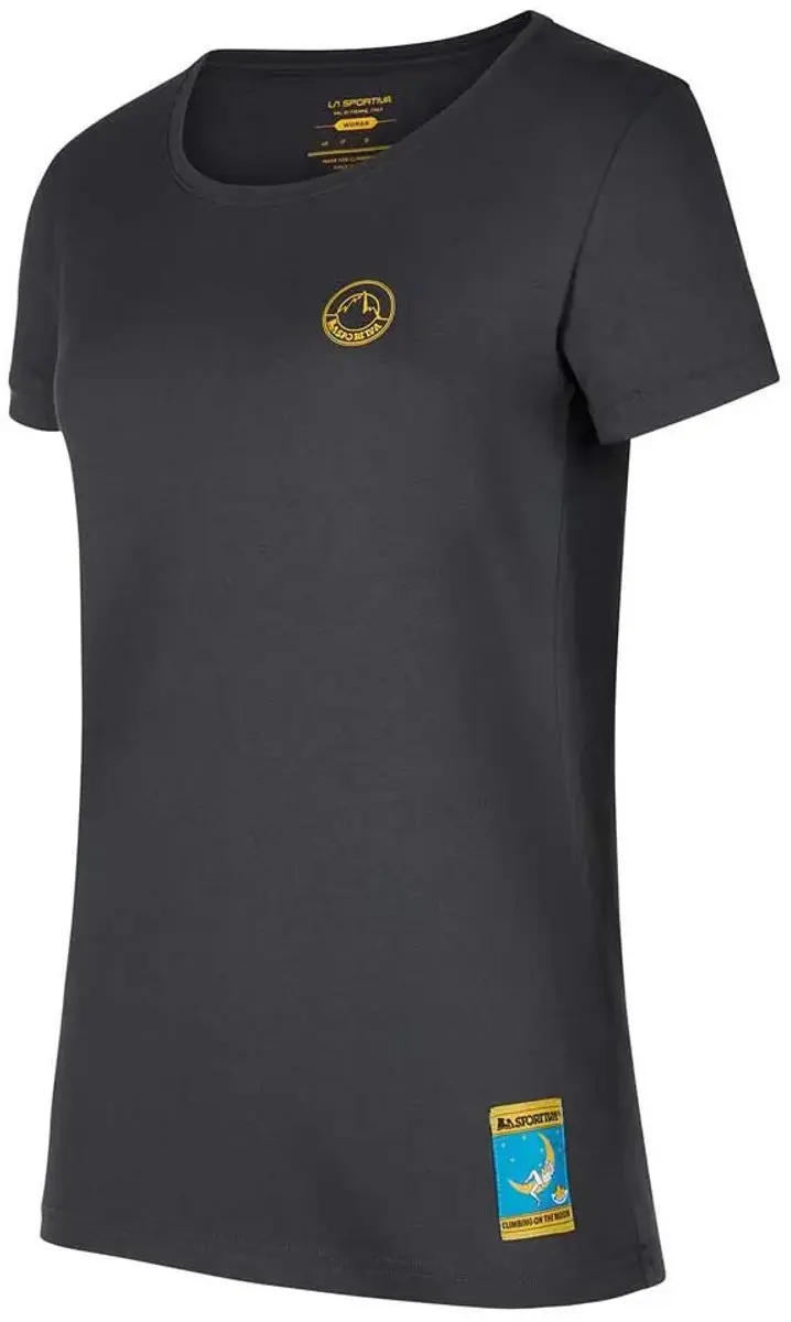 La Sportiva Climbing On The Moon T-shirt Met Korte Mouwen Grijs M Vrouw