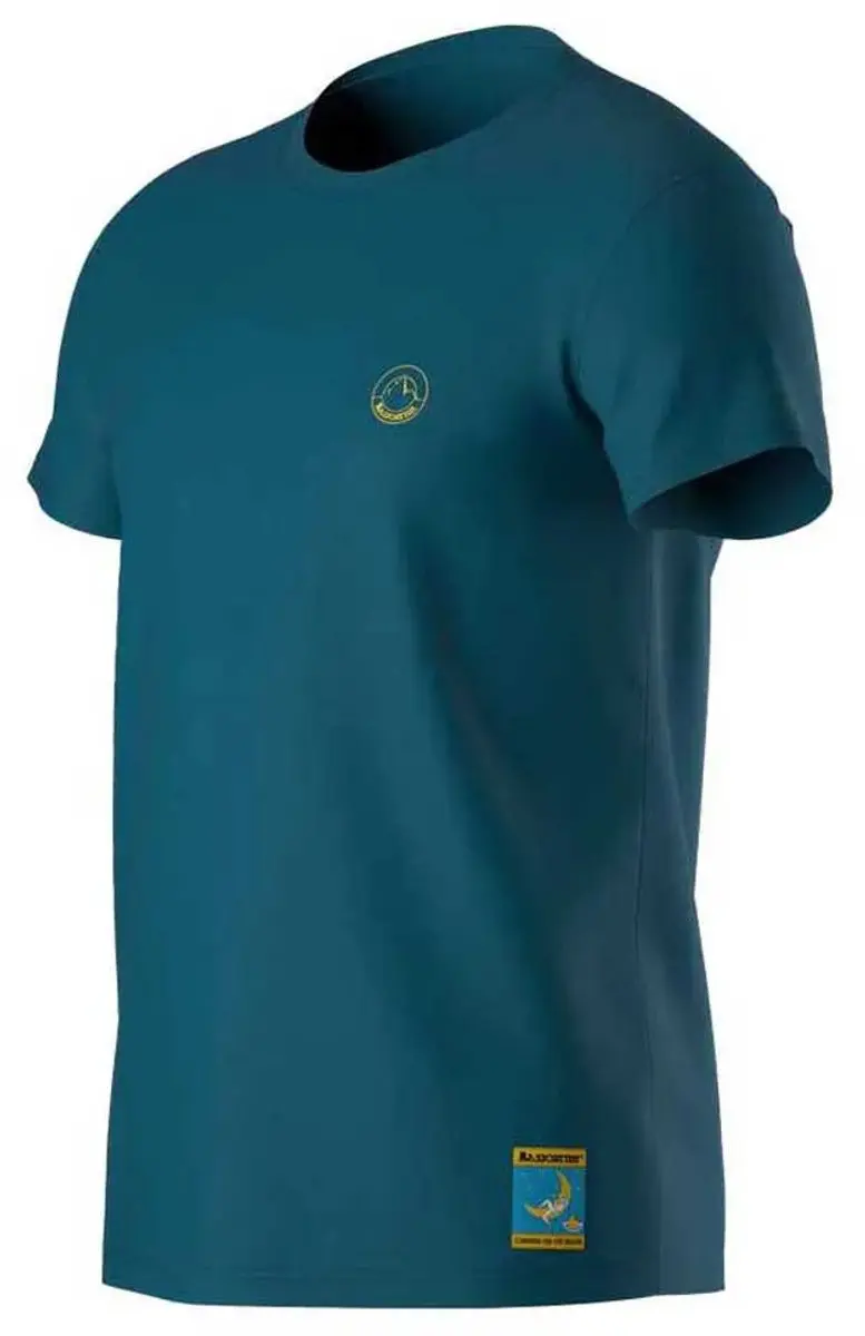La Sportiva Climbing On The Moon T-shirt Met Korte Mouwen Blauw XL Man
