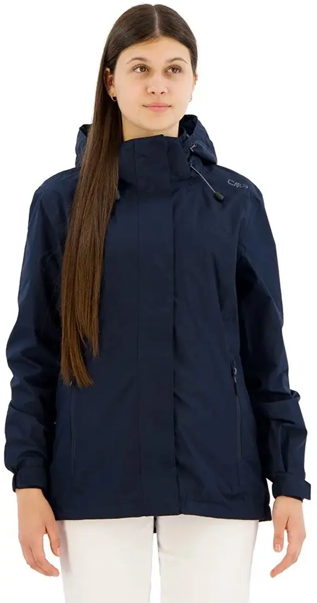 CMP Zip Hood Jas Dames - Blauw XS - afbeelding 5 van 5