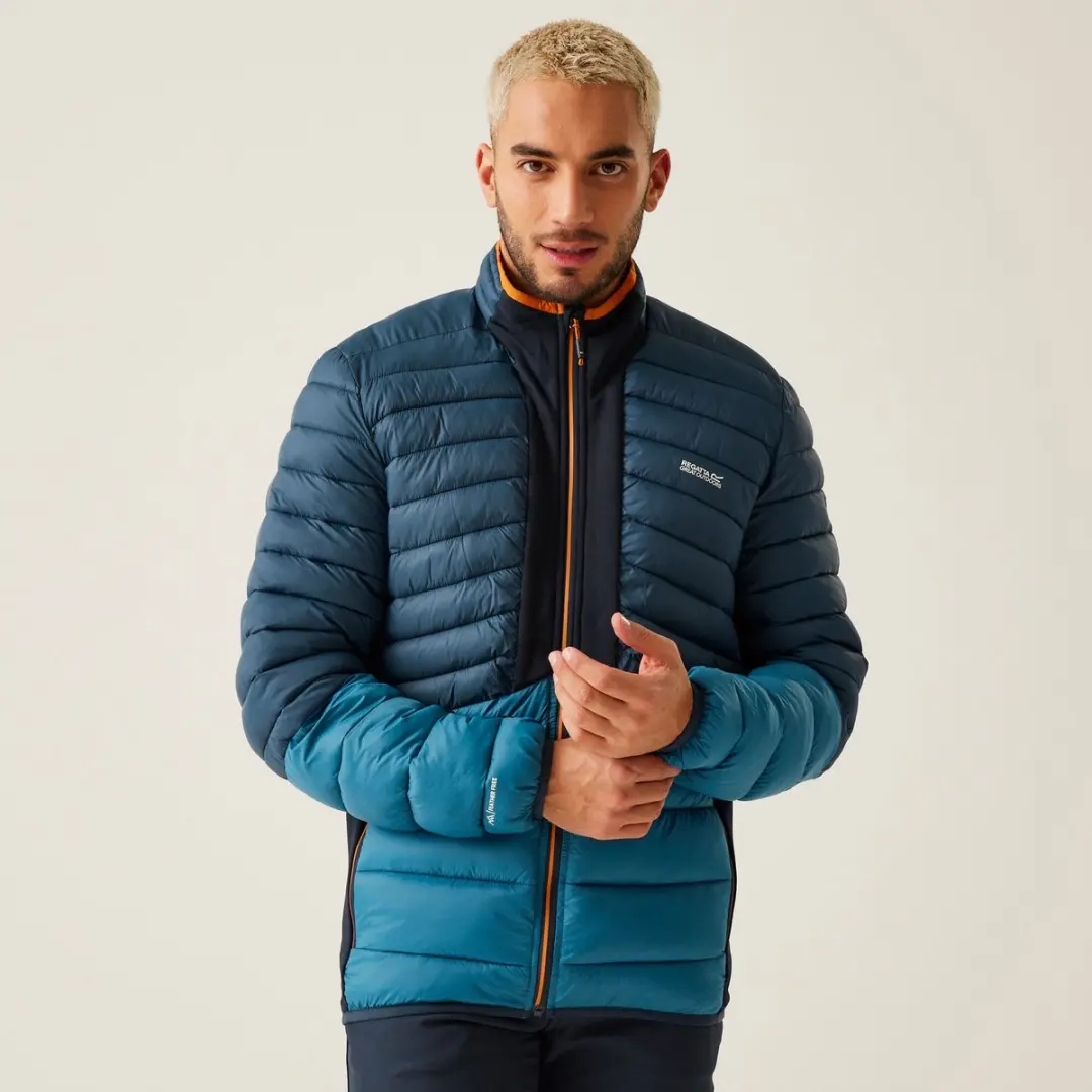 Regenjas Heren Leedre Hybrid Voor Hiking