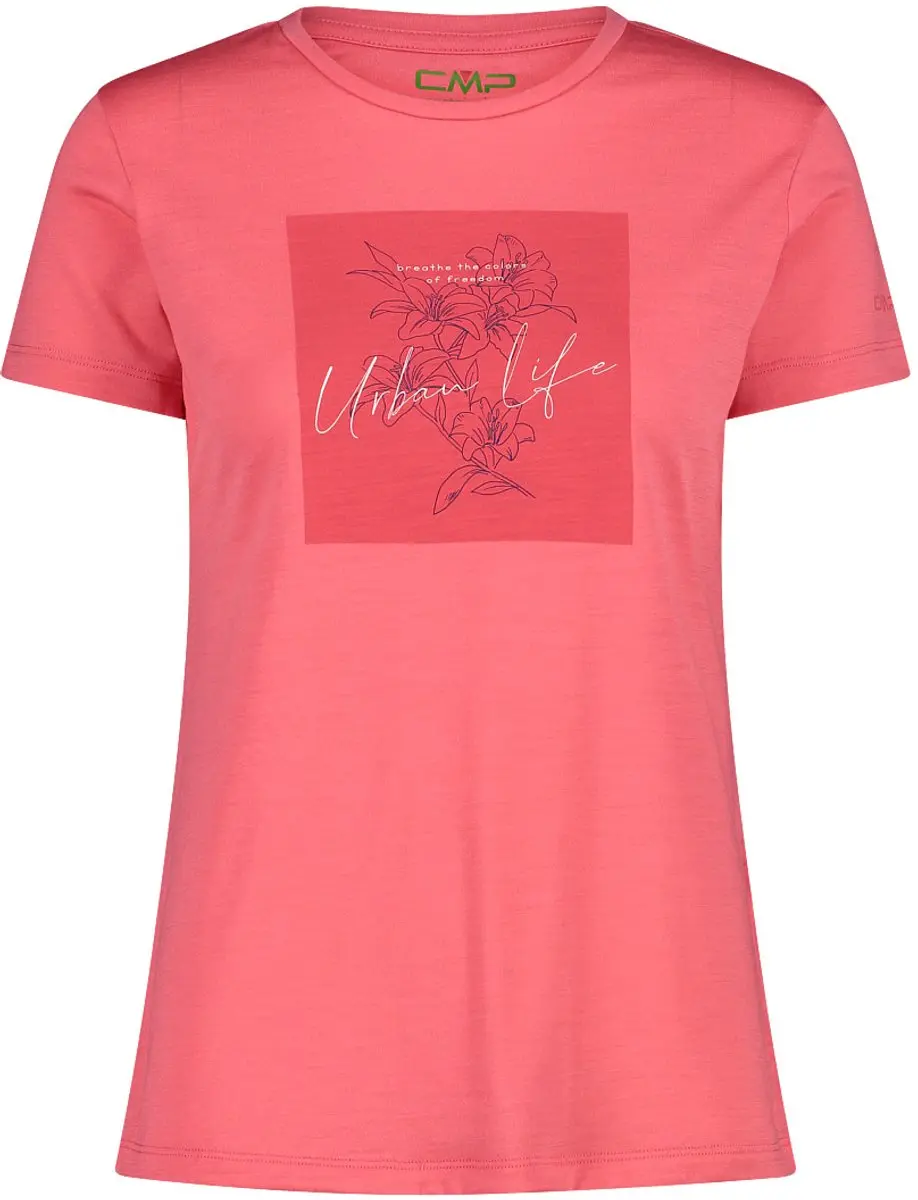 CMP Dames Merinowol T-shirt - Arena Terra - afbeelding 4 van 4