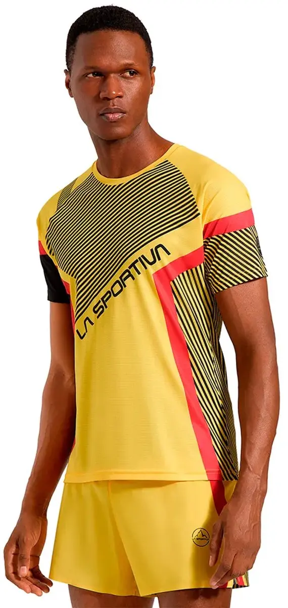 La Sportiva Flow T-shirt Met Korte Mouwen Geel L Man