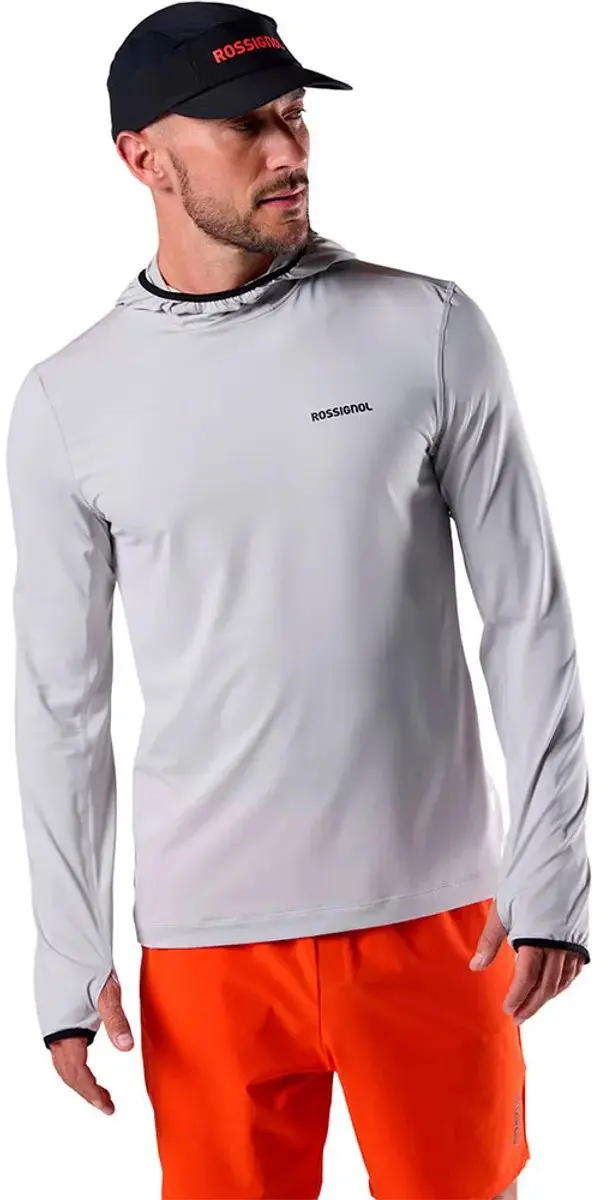 Rossignol Westweg Sun Hoodie Grijs S Man