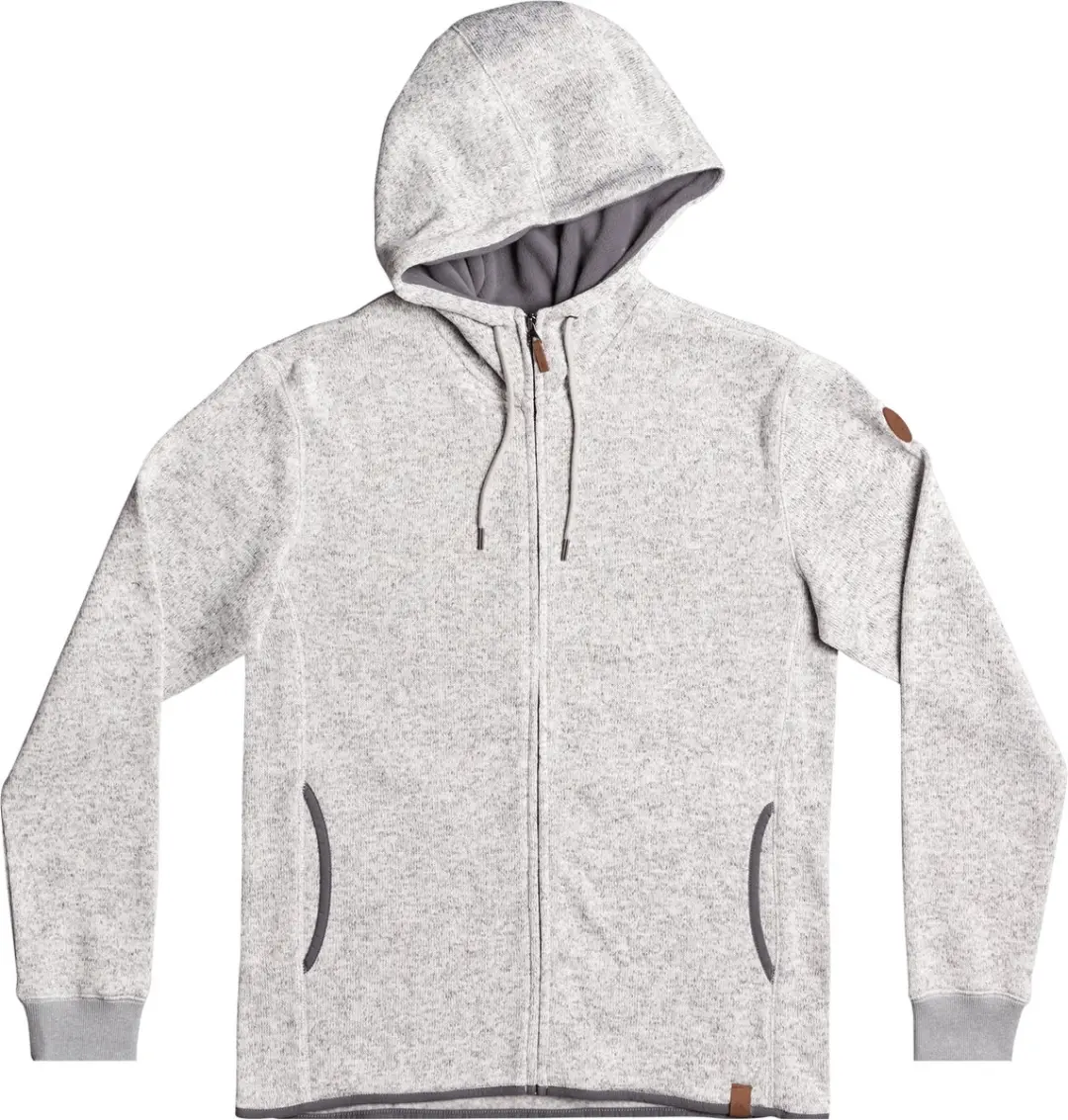 Quiksilver Keller Zip Hoodie Heren Maat S Donkergrijs