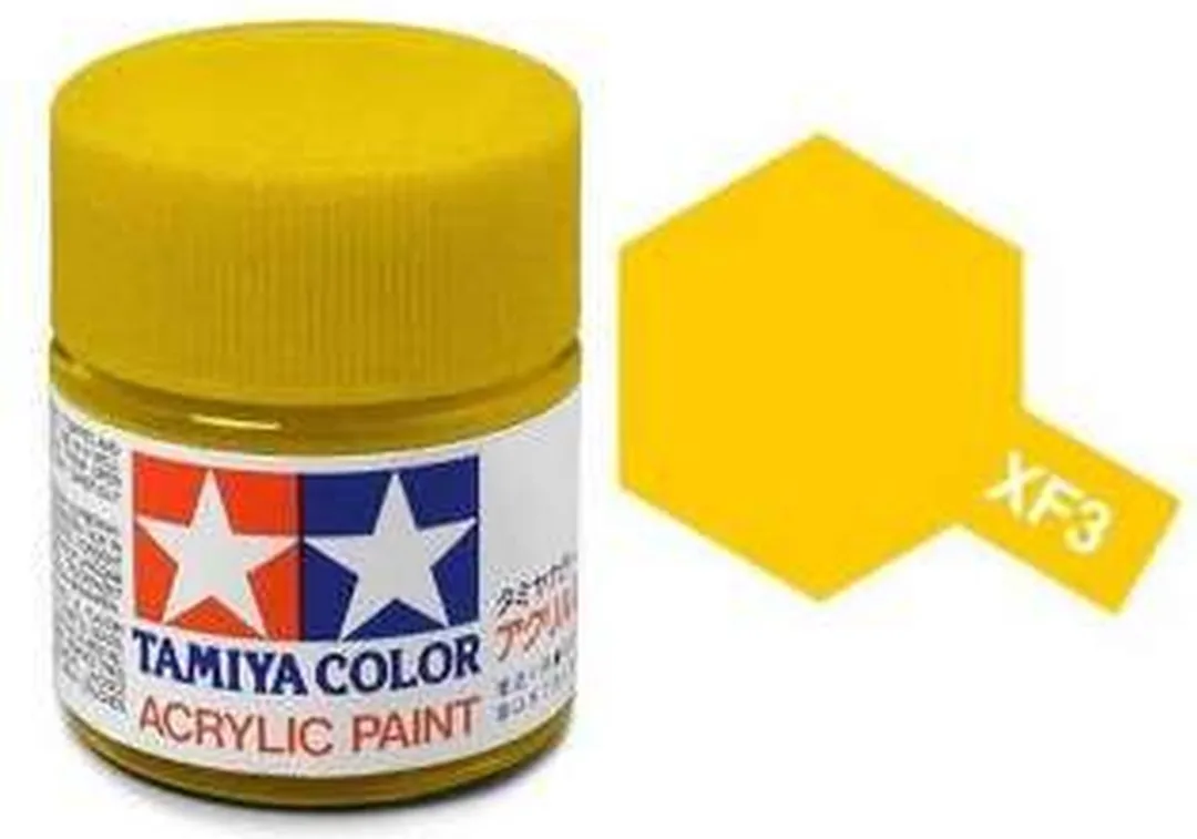 Tamiya Hobbyverf Acryl XF-3 Geel 23ml