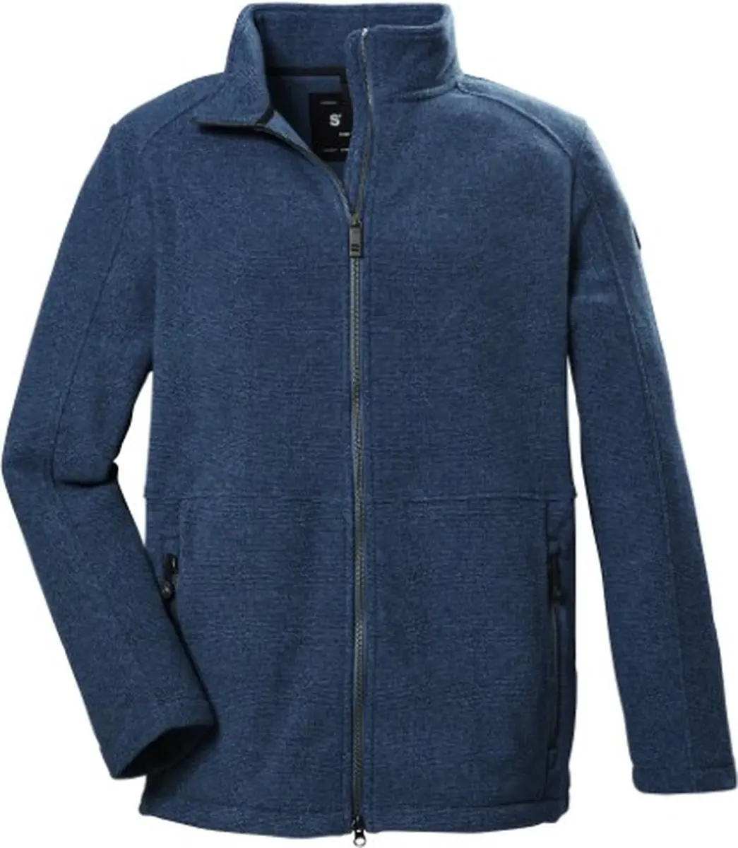 Winterjas Vest 39802 blauw fleece vest heren STOY