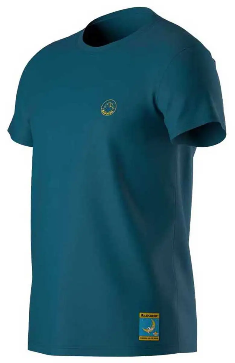 La Sportiva Climbing On The Moon T-shirt Met Korte Mouwen Blauw S Man