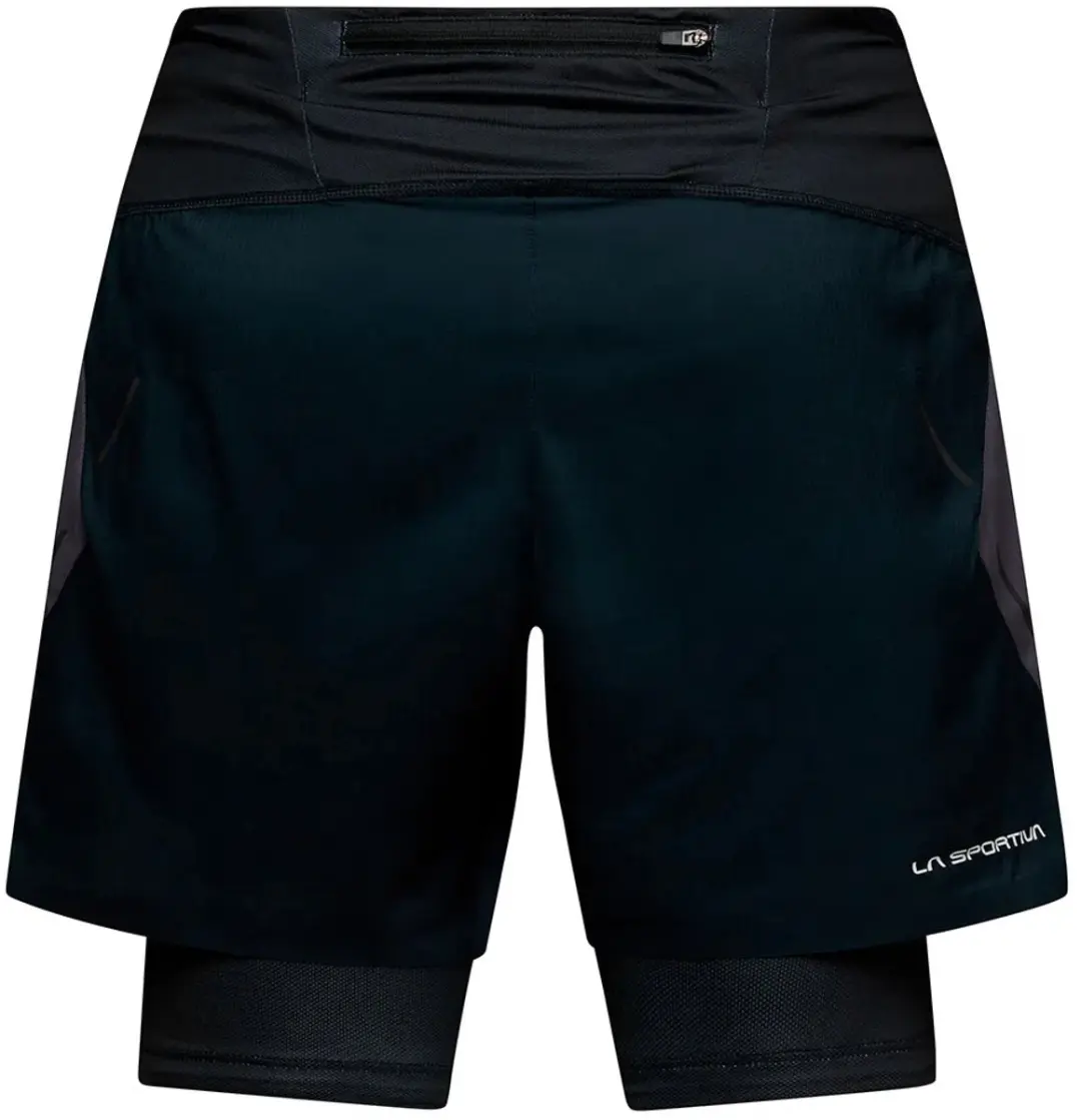 La Sportiva Ultra Distance Hardloopshort - Onyx/Chalk - XL - afbeelding 2 van 2