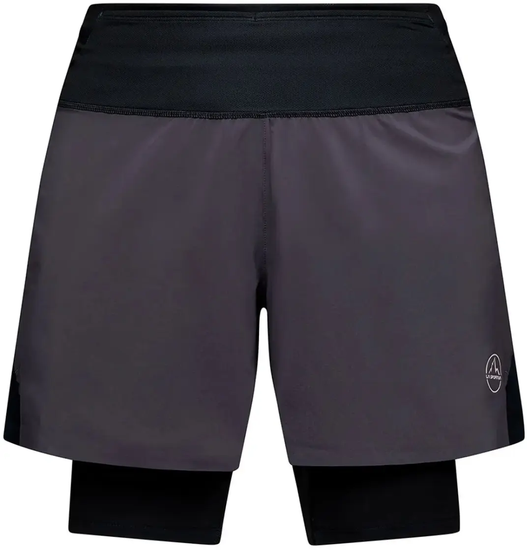 La Sportiva Ultra Distance Hardloopshort - Onyx/Chalk - XL