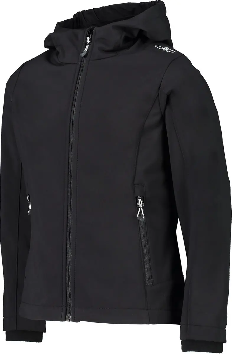 CMP Girls Fix Hoodie Softshell - Nero - Maat Kinder_EU 104