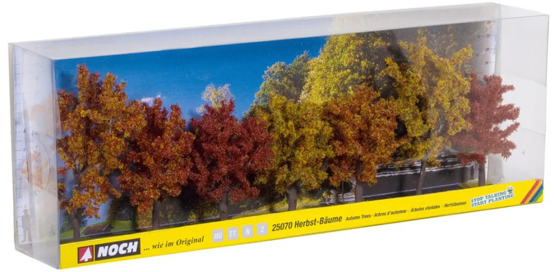 Noch Herbst-Bäume Modelbouwdecoratie Schaal 0 - 7 Stuks Herfstkleuren