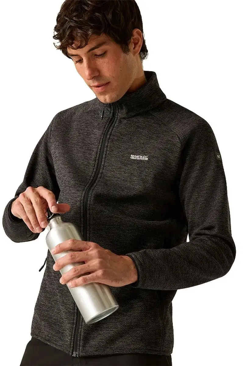 Regatta Harrow Fleece Met Volledige Rits Zwart XL Man
