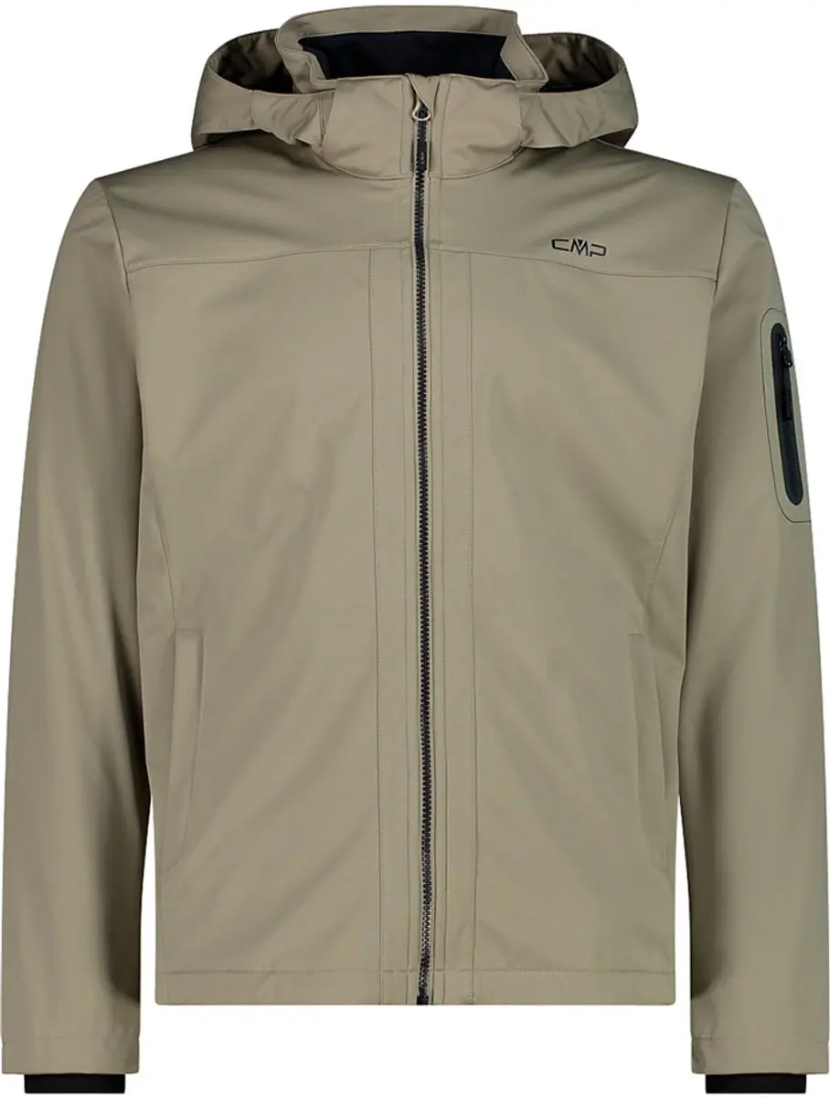 Cmp Zip Hood 39a5027 Softshelljack Groen 5XL Man