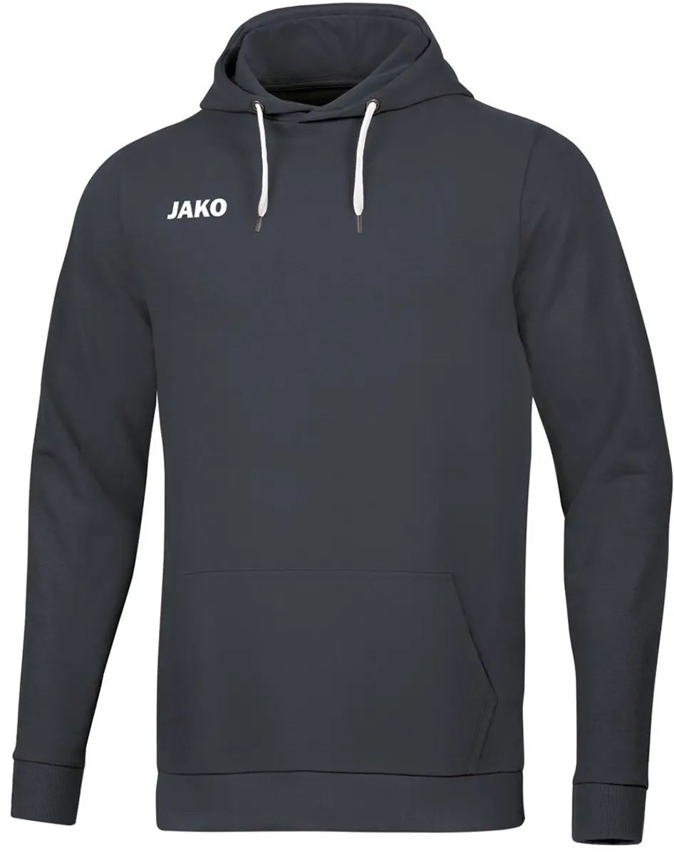 JAKO Base Sweater met Kap - XL - Grijs