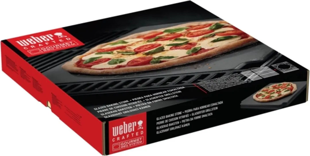Weber 7681 Pizzasteen - Zwart