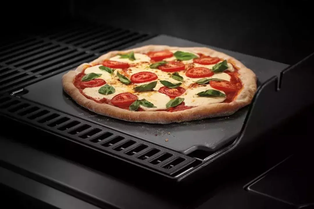 Weber 7681 Pizzasteen - Zwart