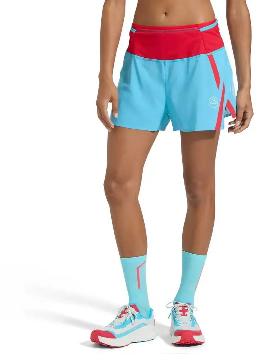 La Sportiva Flow 3´´ Korte Broek Blauw M Vrouw