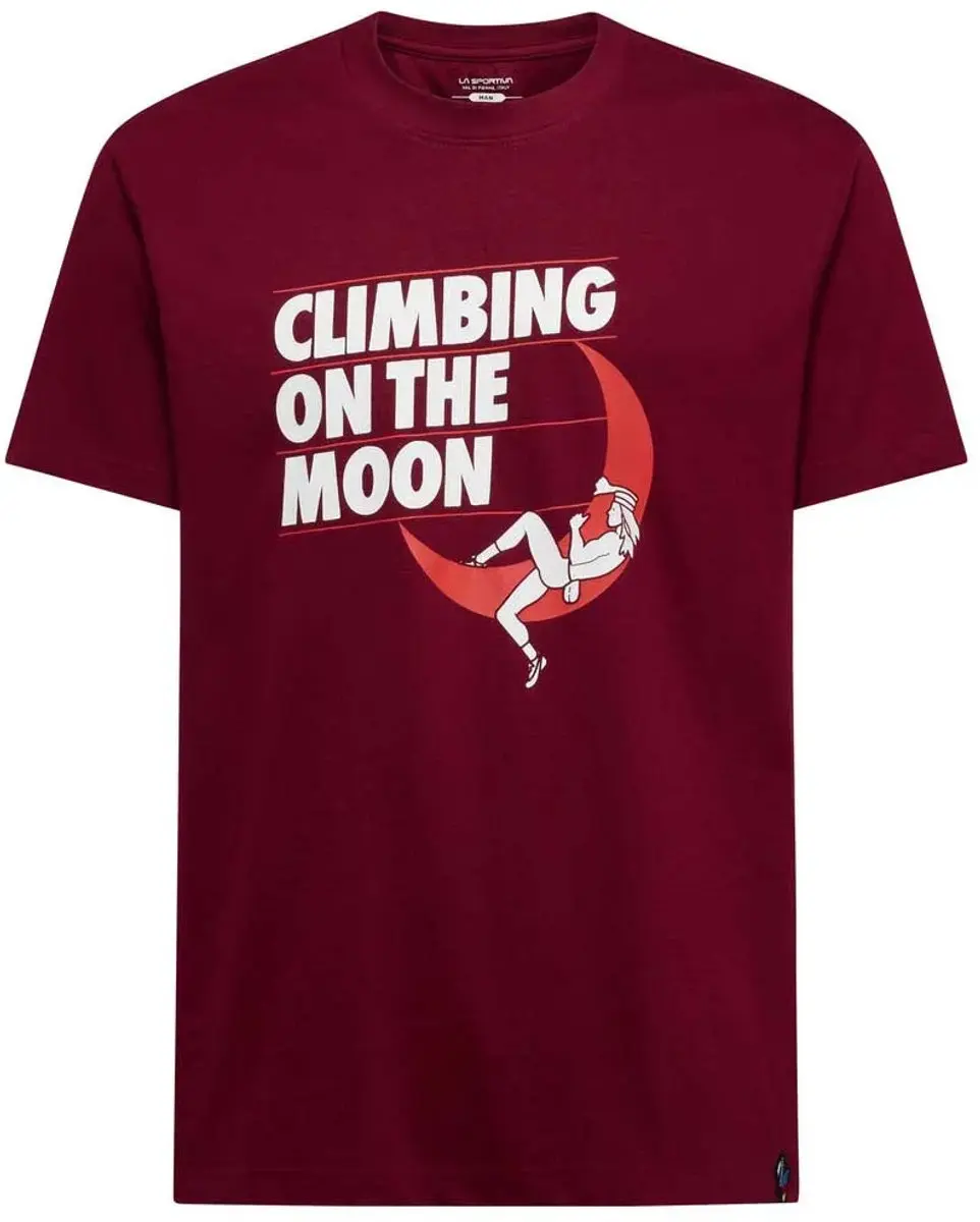 La Sportiva Moon Rock T-shirt Met Korte Mouwen Rood S Man