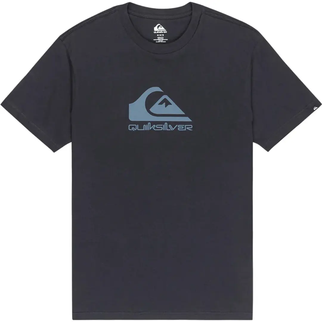Quiksilver Evo Comp Logo T-shirt Met Korte Mouwen Blauw XL Man