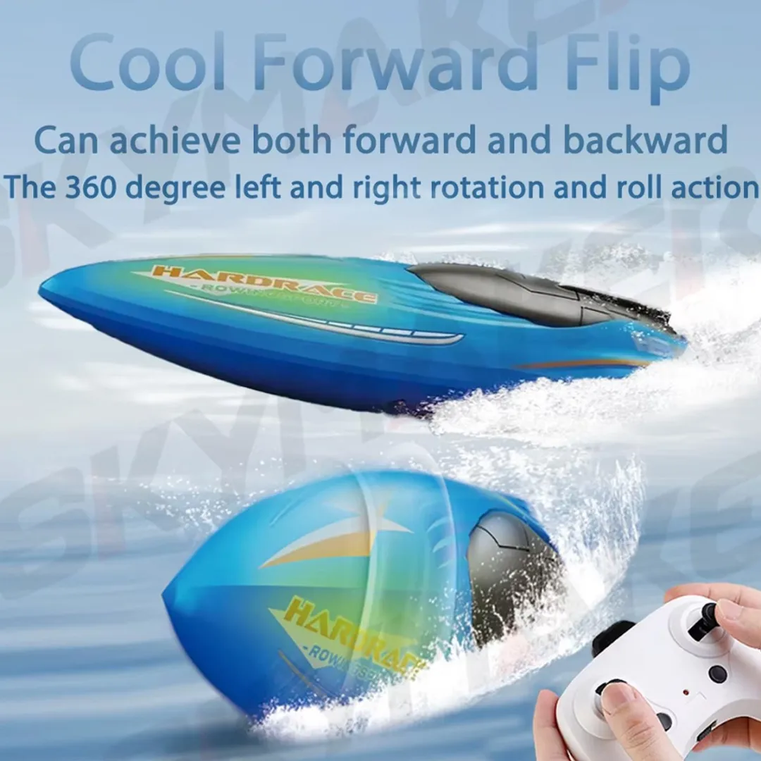 RedParrot Afstandsbestuurbare Mini Speedboot - Blauw