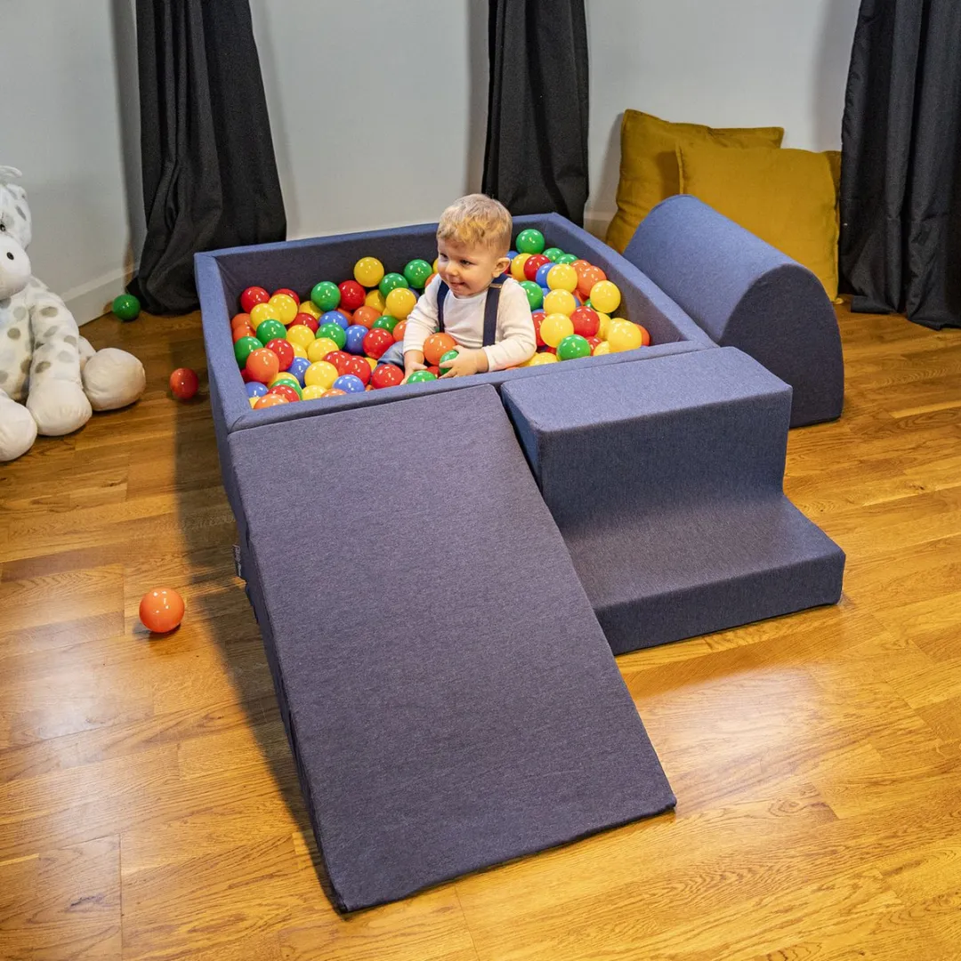KiddyMoon Speeltuin Donkerblauw - Foam Blokken XXL