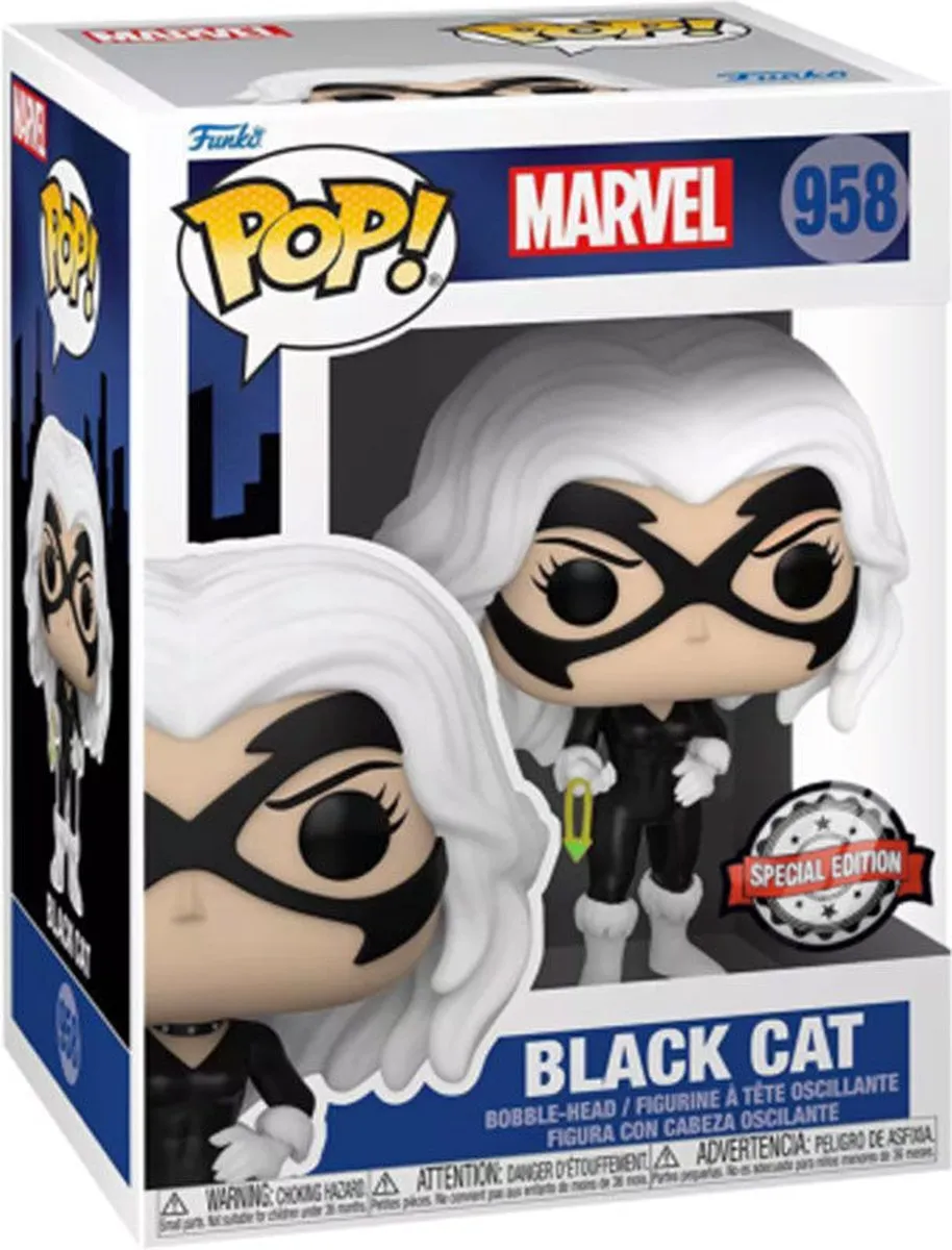 Funko Pop! Marvel Black Cat #958 - Wit