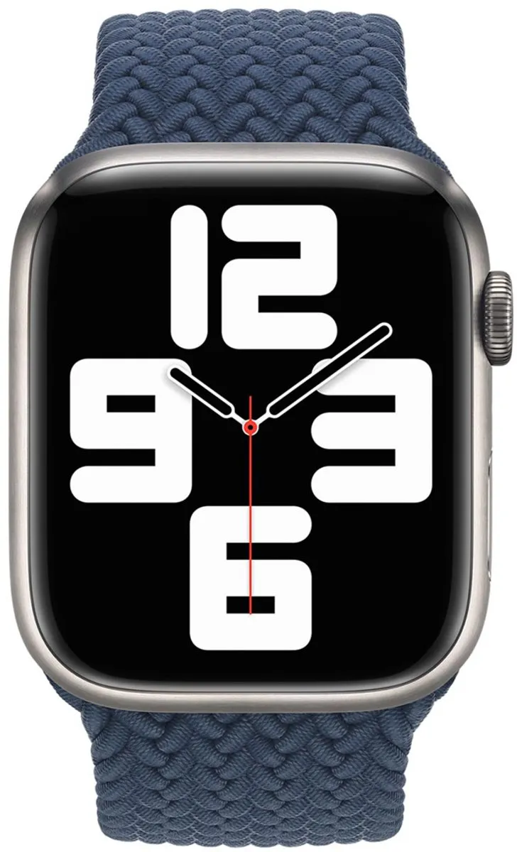 Apple Gevlochten Solobandje Abyss Blue - 38/40/41/42mm