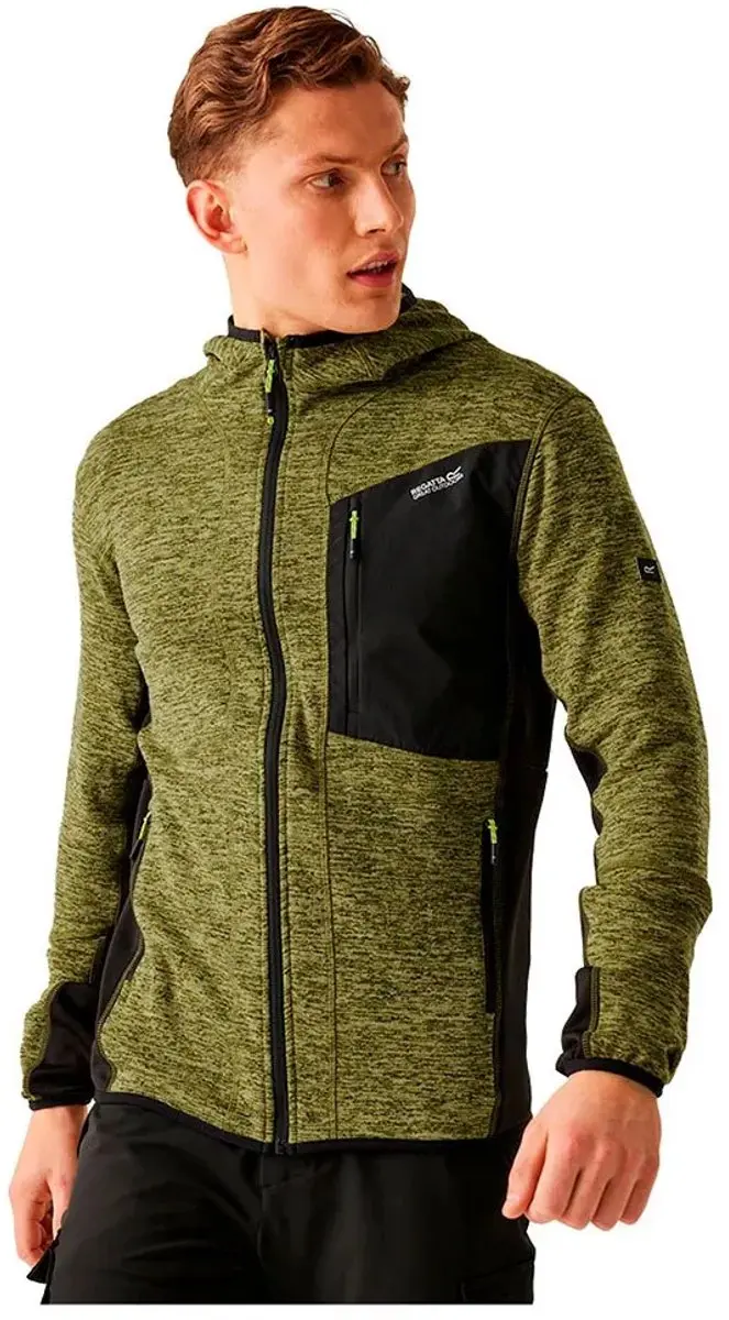 Regatta Alven Fleece Met Volledige Rits Groen 2XL Man
