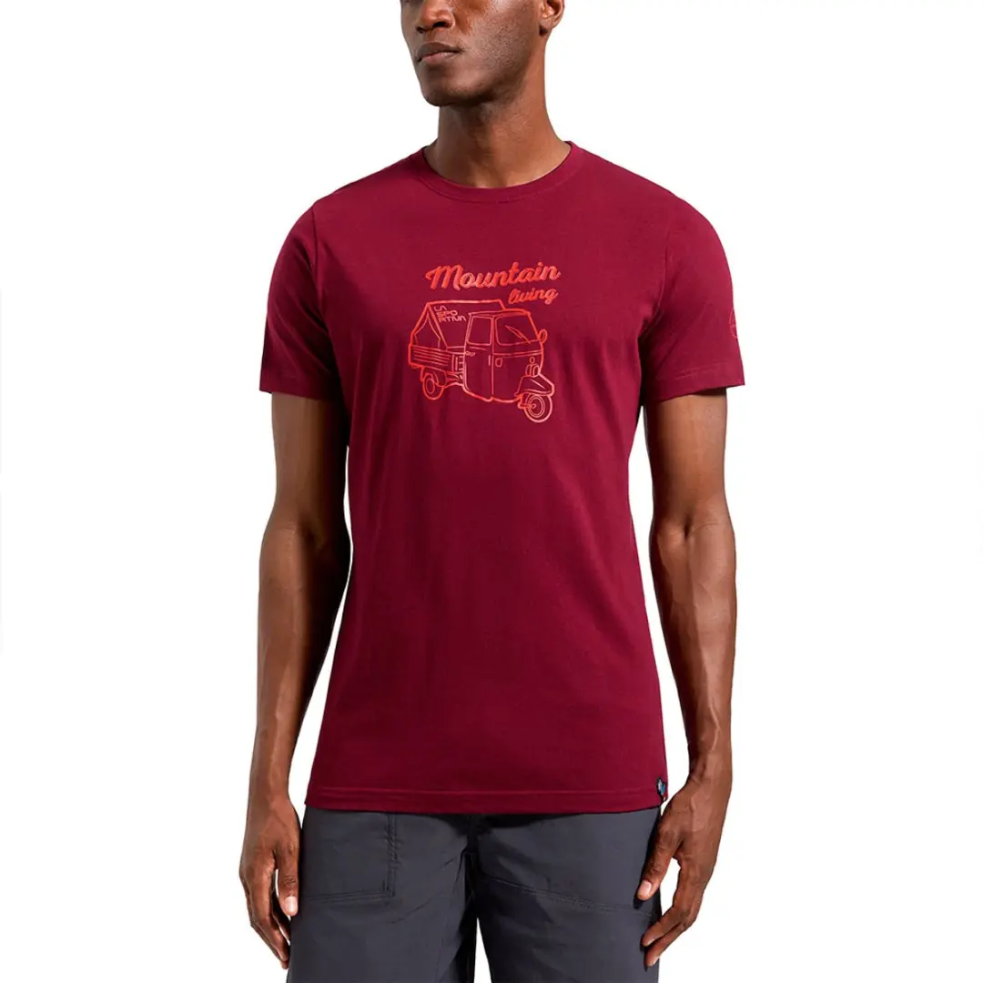 La Sportiva Ape T-shirt Met Korte Mouwen Rood L Man