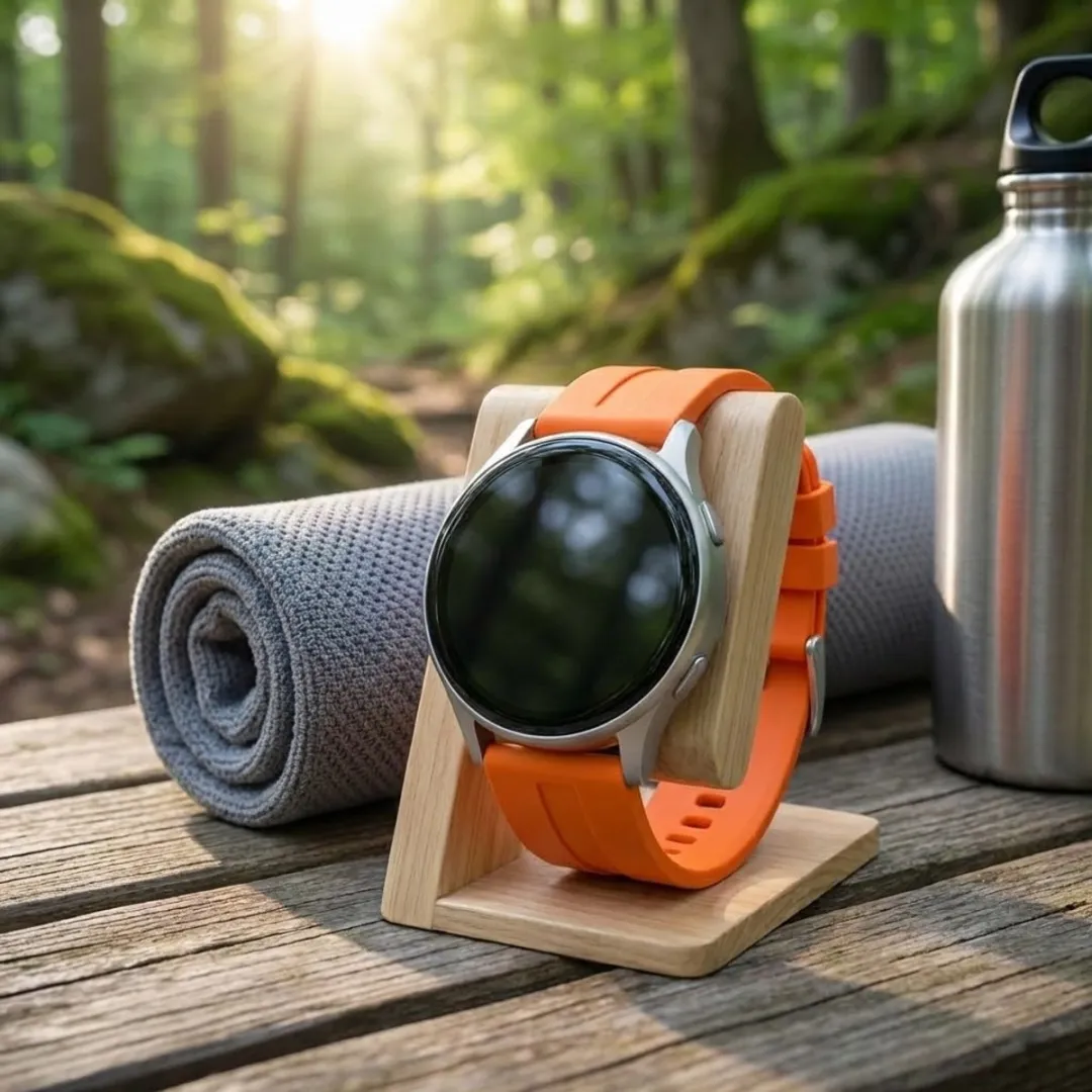 NUVEX Silicone Horlogebandje 22mm - Oranje