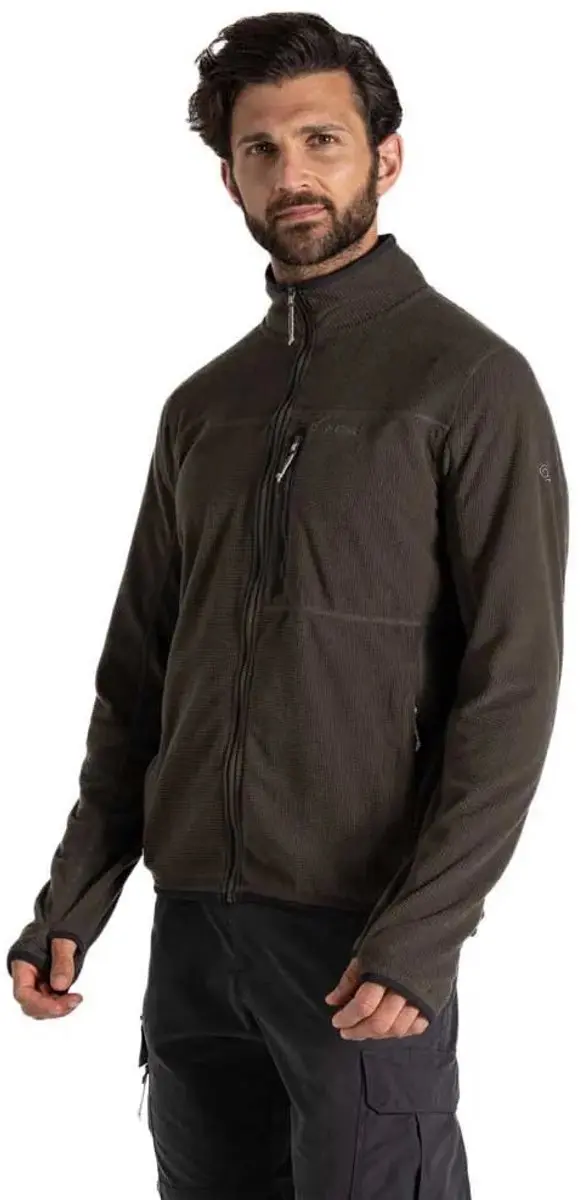 Craghoppers Nosilife Spry Fleece Met Volledige Rits Bruin XL Man