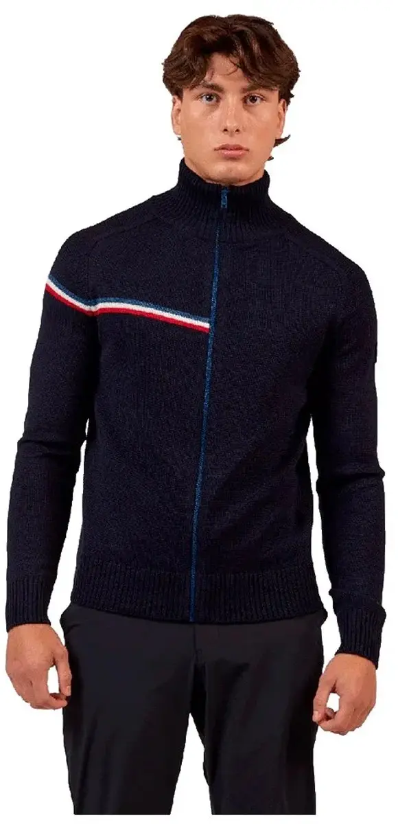 Rossignol Odysseus Merino Trui Met Volledige Rits Blauw M Man