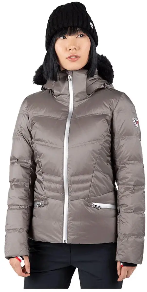 Rossignol Joseray Damesjack met Capuchon - Zilver - S
