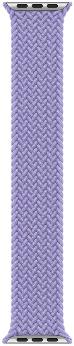 Apple Gevlochten Solobandje Lavender - 38/40/41/42mm