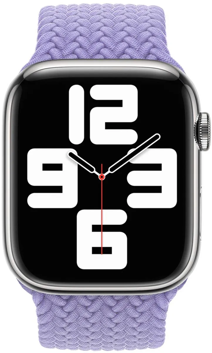 Apple Gevlochten Solobandje Lavender - 38/40/41/42mm