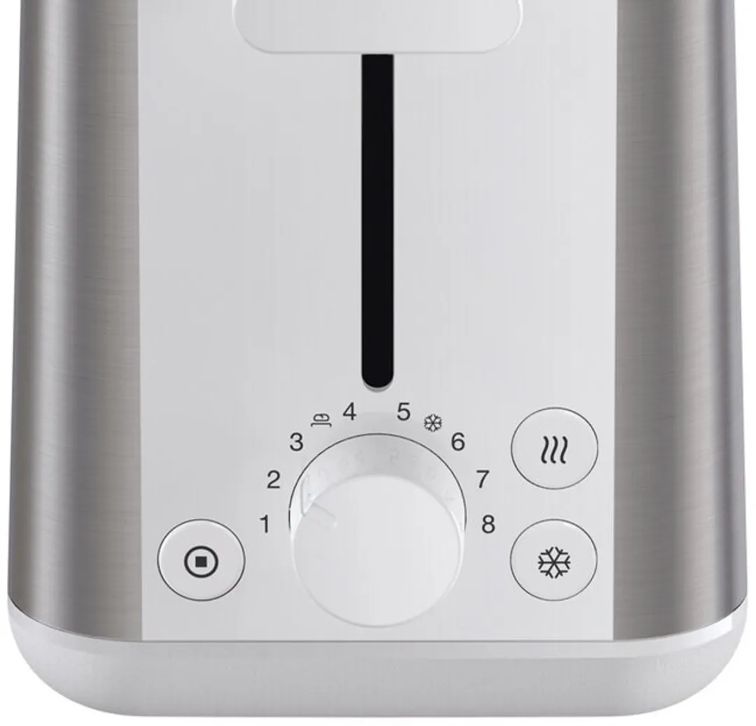 Braun HT 1610 8 Broodrooster - 1030W - Roestvrijstaal/Wit - afbeelding 2 van 4