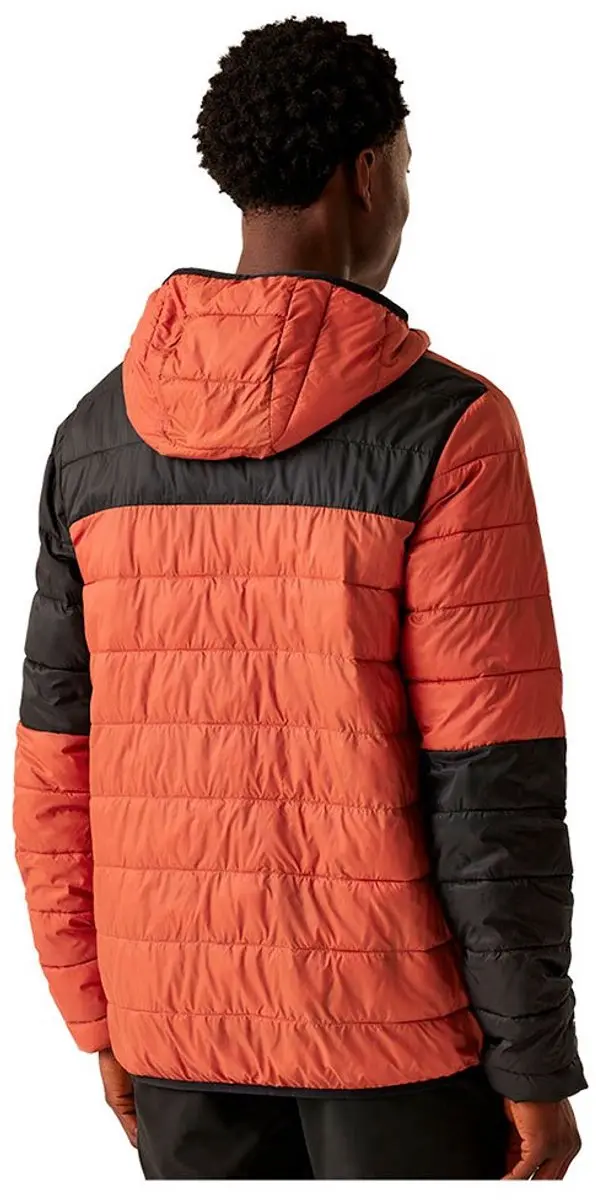 Regatta Hillpack III Capuchonjack - Red Ochre/Black - XL - afbeelding 2 van 6