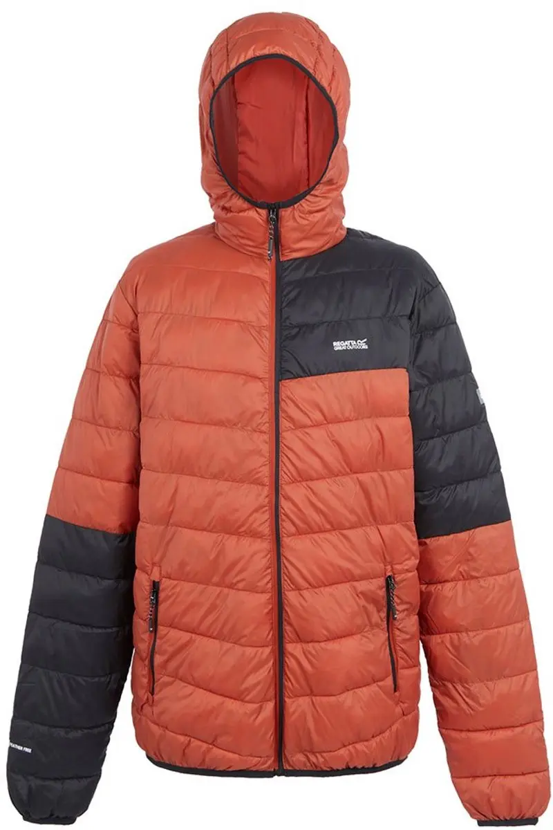Regatta Hillpack III Capuchonjack - Red Ochre/Black - XL - afbeelding 4 van 6