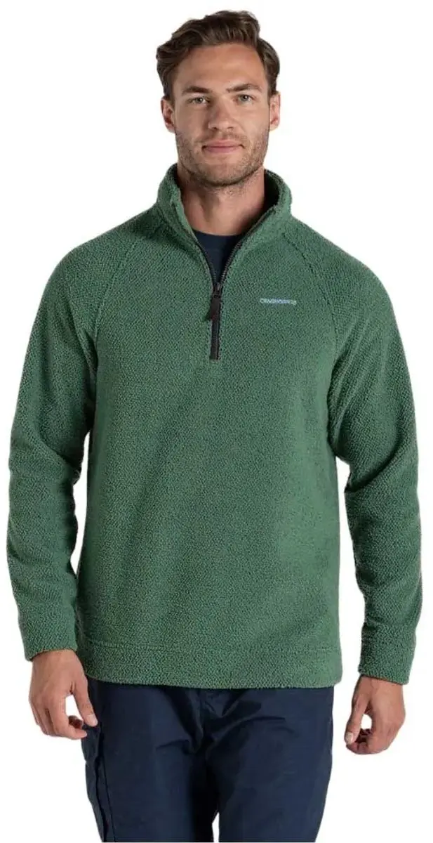Craghoppers Karlton Fleece Met Halve Rits Groen M Man