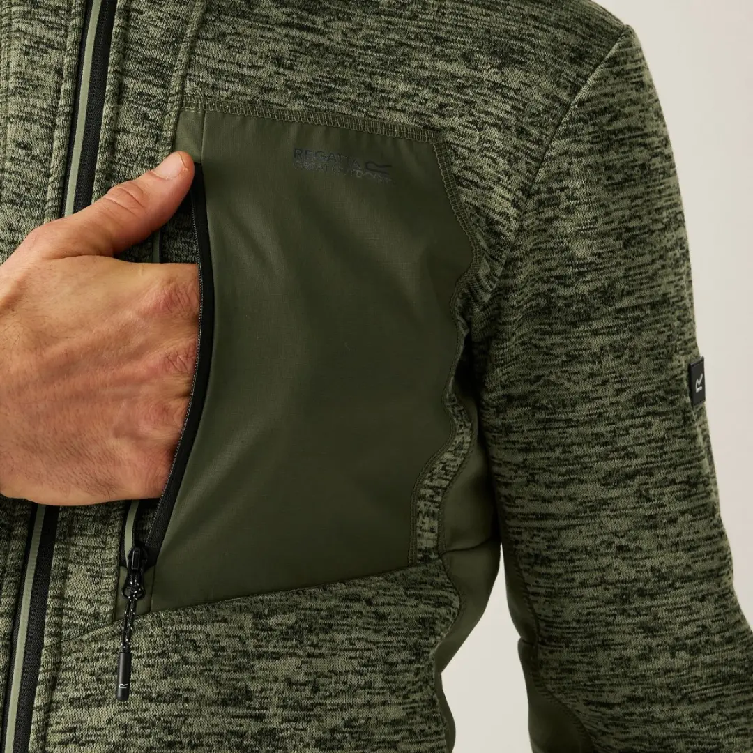 Alven isolerend rekbaar fleece vest voor heren - afbeelding 3 van 6