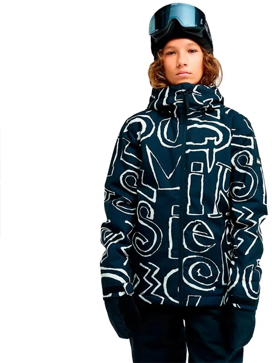 Quiksilver Mission Ptd Jas Blauw 8 Years Kinderen