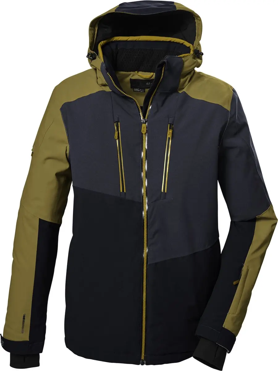 Ski jas 41957 pale olive / navy / zwart Killtec