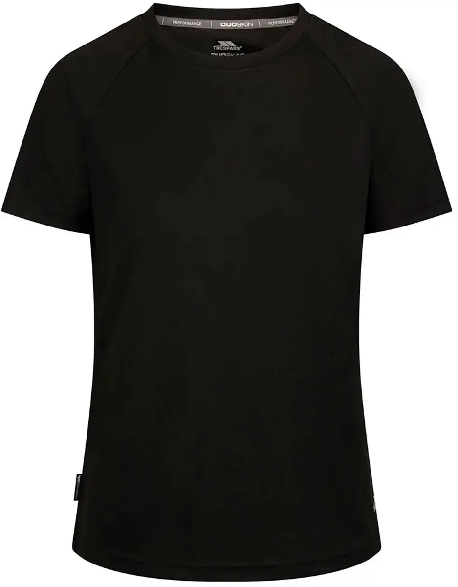 Trespass Claudette T-shirt Met Korte Mouwen Zwart 2XL Vrouw