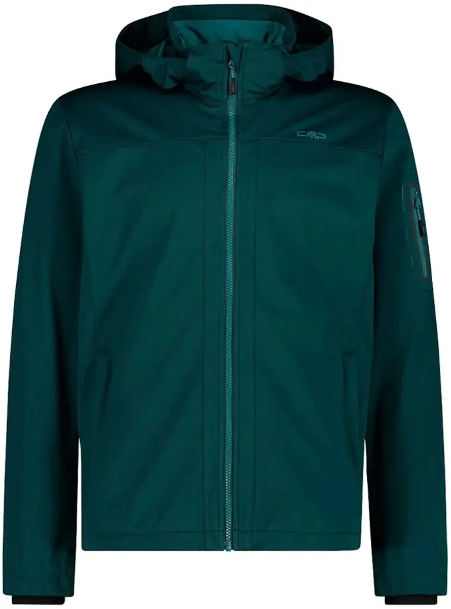 Cmp Zip Hood 39a5027 Softshelljack Groen 3XL Man