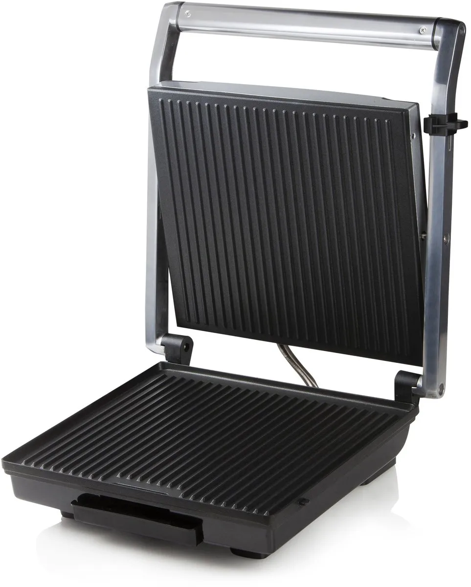 Domo DO9225G Panini Grill 2000W - 2 Platen - Zilvergrijs - afbeelding 6 van 6