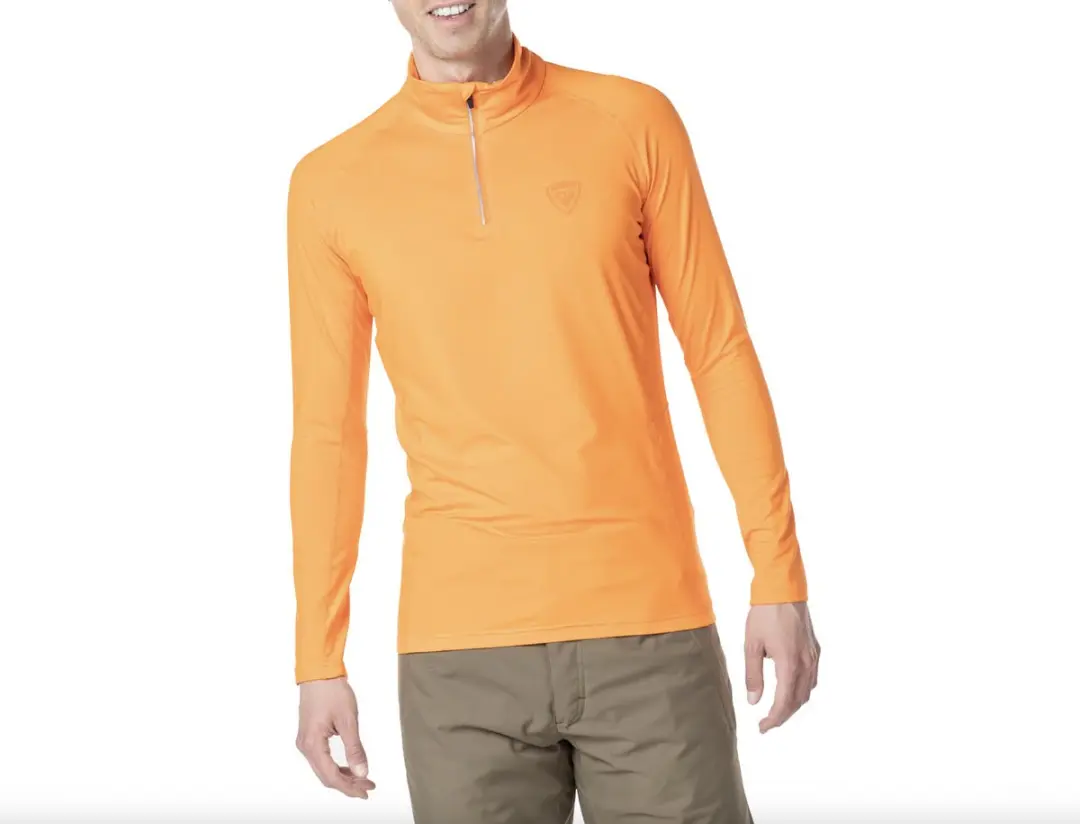 Heren classique halve rits baselayer