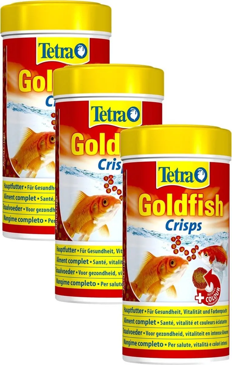 Tetra Visvoer Goldfish Crisps 750ml - 3 Stuks