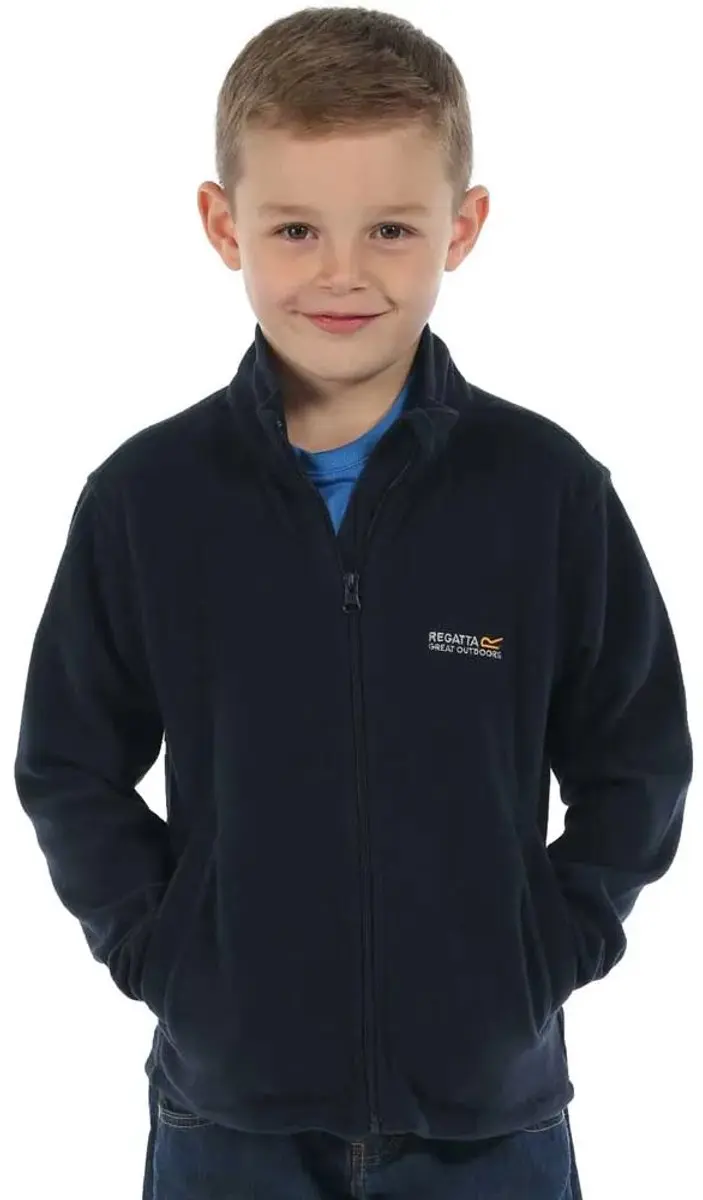 Regatta King II Kinderfleece met Rits - Blauw - 15-16 jaar - afbeelding 3 van 6