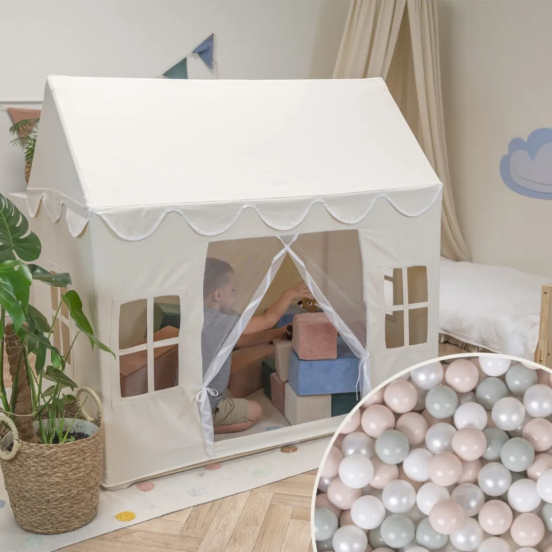 KiddyMoon Speelhuis Kindertent 400 Ballen